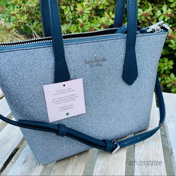 Kate spade Small Joeley Satchel glitter BRAND NEW - Picture 2 of 8